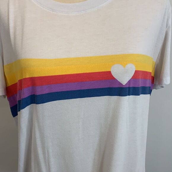 Rainbow 🌈 Heart ❤️ Tee - Picture 2 of 3